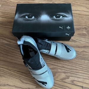 PUMA Mens at X Pwr Spin Cycle Shoes - Grey Size 9.5, ALEX TOUSSAINT Peloton